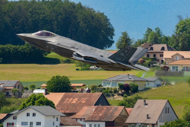Lightning over Swiss Mountain