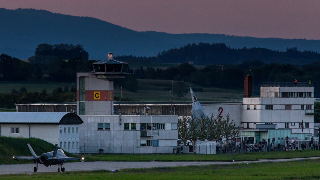 Lightning over Swiss Mountain
